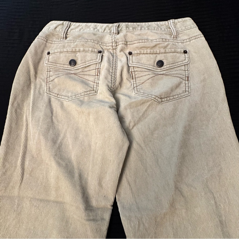Ann Taylor LOFT Curvy Boot Women’s Corduroy Jeans Size 4 Pants Beige Womens